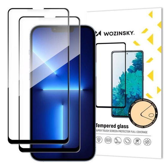 Grūdintas stiklas telefonui Samsung Galaxy M16 su pilnu klijavimu (2 vnt.)