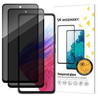 Privatumo stikliukas telefonui su apsauga nuo įbrėžimų Redmi Note 14S (2 vnt.)