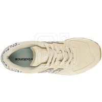 Moteriški smėlio spalvos laisvalaikio batai su raštuotu logotipu New Balance (SW1529651)