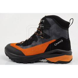Žygio batai oranžiniai atsparūs drėgmei su Gore-Tex Aku