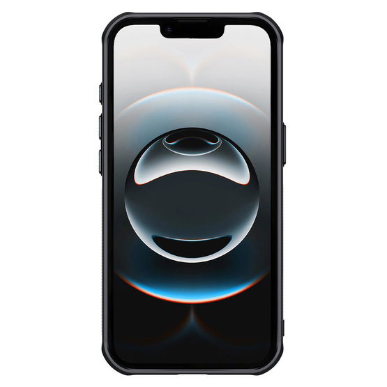 Juodas magnetinis telefono dėklas su stovu iPhone 16e Nillkin