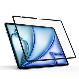 Apsauginis matinis ekrano stiklas iPad Air 13 su rėmeliu