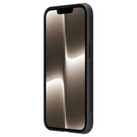 Juodas apsauginis telefono dėklas su kameros dangteliu iPhone 16e Nillkin