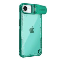 Dėklas telefonui žalias su atrama ir lęšio dangteliu Nillkin iPhone 16e
