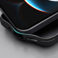 Juodas magnetinis telefono dėklas su apsauga iPhone 16e Nillkin