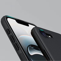 Juodas magnetinis telefono dėklas su apsauga iPhone 16e Nillkin