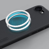 Juodas magnetinis telefono dėklas su apsauga iPhone 16e Nillkin