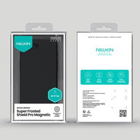 Juodas magnetinis telefono dėklas su apsauga iPhone 16e Nillkin