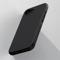Juodas magnetinis telefono dėklas su apsauga iPhone 16e Nillkin