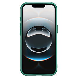 Žalias apsauginis telefono dėklas su stovu iPhone 16e Nillkin