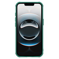 Žalias apsauginis telefono dėklas su stovu iPhone 16e Nillkin