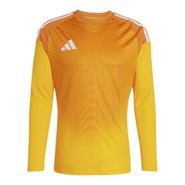 Vartininko geltoni ilgarankoviai marškinėliai treniruotėms adidas