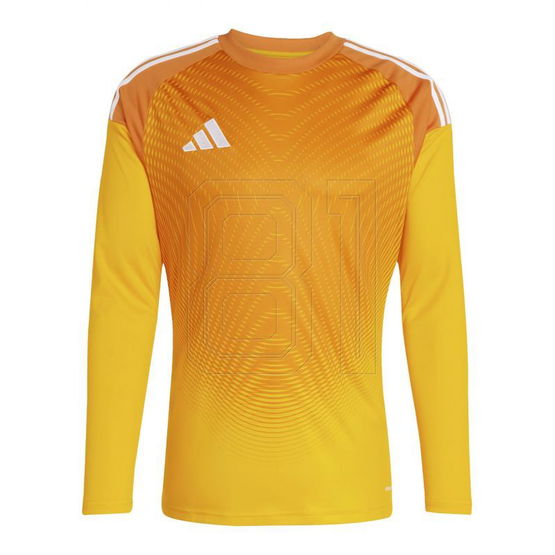 Vartininko geltoni ilgarankoviai marškinėliai treniruotėms adidas