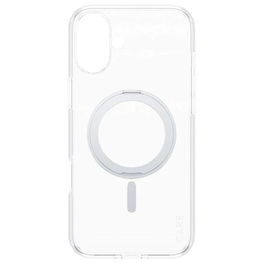 Permatomas sidabrinis iPhone 16 Plus dėklas su atrama ir MagSafe PanzerGlass