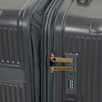 Vidutinio dydžio tamsiai pilnas lagaminas kelionėms iš ABS Solier (MRL58051)
