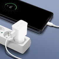 Sieninis įkroviklis su USB-C laidu 15W greitam įkrovimui baltas Samsung