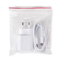 Sieninis įkroviklis su USB-C laidu 15W greitam įkrovimui baltas Samsung
