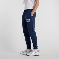 Vyriškos tamsiai mėlynos sportinės kelnės su flisu New Balance