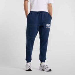 Vyriškos tamsiai mėlynos sportinės kelnės su flisu New Balance