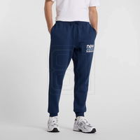 Vyriškos tamsiai mėlynos sportinės kelnės su flisu New Balance
