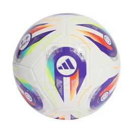 Futbolo kamuolys treniruotėms baltas su spalvotais raštais Adidas