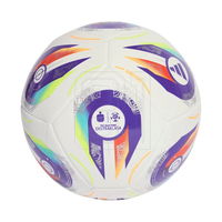 Futbolo kamuolys treniruotėms baltas su spalvotais raštais Adidas