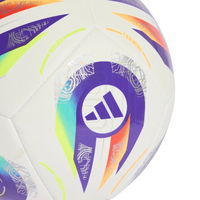 Futbolo kamuolys treniruotėms baltas su spalvotais raštais Adidas