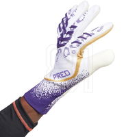 Vartininko pirštinės baltos su sukibimu ir apsauga adidas Predator