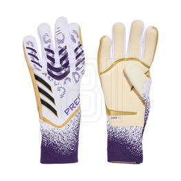 Vartininko pirštinės baltos su sukibimu ir apsauga adidas Predator