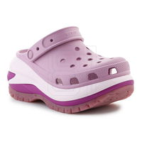 Šlepetės su platforma rožinės spalvos Crocs Mega Crush (SW1543773)