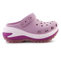 Šlepetės su platforma rožinės spalvos Crocs Mega Crush (SW1543773)