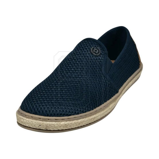Vyriškos tamsiai mėlynos vasarinės espadrilės su pintu padu Bugatti (SW1521847)