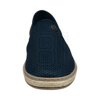 Vyriškos tamsiai mėlynos vasarinės espadrilės su pintu padu Bugatti (SW1521847)