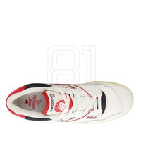 Laisvalaikio batai balti odiniai su raudonais akcentais New Balance