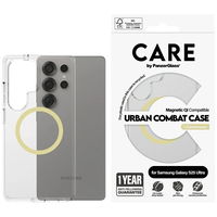 Permatomas dėklas su belaidžiu įkrovimu Samsung Galaxy S25 Ultra CARE by PanzerGlass
