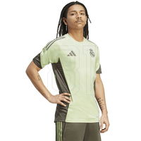 Vyriški šviesiai žali futbolo marškinėliai treniruotėms su ventiliacija adidas Real Madrid