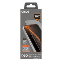 Grūdintas stiklas su D3O apsauga ir aplikatoriumi iPhone 16 Pro Max SBS ✔