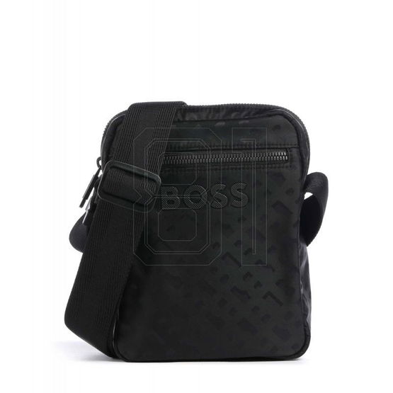 Maža juoda rankinė per petį su užtrauktuku Boss