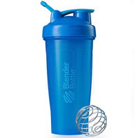 Shakeris baltyminiams kokteiliams su metaliniu kamuoliuku Blender Bottle