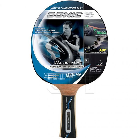 Stalo teniso raketė su ergonomine rankena Donic Waldner 700
