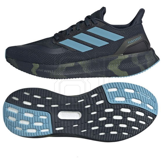 Bėgimo batai juodi su paminkštinimu ir Boost padu Adidas Pureboost (SW1541019)