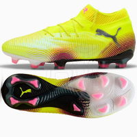 Futbolo batai natūraliai dangai su lipniu padu Puma Future 8 geltoni (SW1503069)