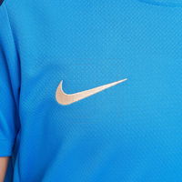 Vaikiški mėlyni futbolo marškinėliai treniruotėms su logotipu Nike Chelsea