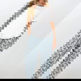 Moteriška rožinė pižama su šortais vasarai Casual Beauty