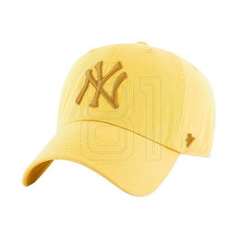 Kepurė su snapeliu geltona medvilninė New York Yankees 47 Brand