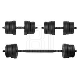Hantelių rinkinys 2×15 kg juodas sujungiamas Spokey Pondus
