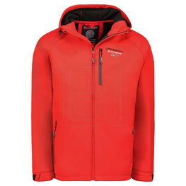 Striukė raudona softshell su gobtuvu nuo vėjo Geographical Norway