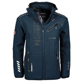 Softshell striukė tamsiai mėlyna atspari vėjui ir drėgmei Geographical Norway