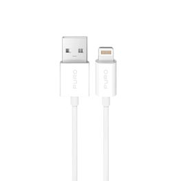 Įkrovimo laidas baltas 3 m USB-A į Lightning Puro