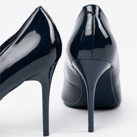 Aukštakulniai lakiniai bateliai tamsiai mėlynos spalvos kasdienai Eleganti (POL86834)